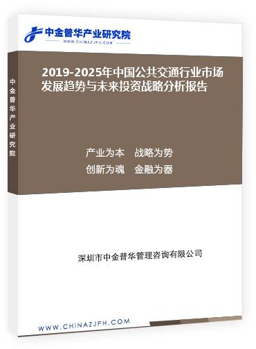 2019-2025年中國(guó)公共交通行業(yè)市場(chǎng)發(fā)展趨勢(shì)與未來投資戰(zhàn)略分析報(bào)告